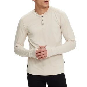 Deso Benton Long-Sleeve Henley Shirt - Men's Small